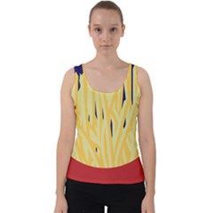 French Fries Potato Snacks Food Velvet Tank Top by Simbadda