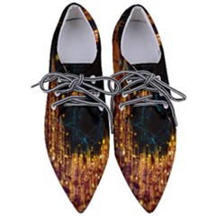 Architecture Buildings City Women s Pointed Oxford Shoes by Simbadda