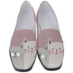 Cute Cats Women s Classic Loafer Heels by Valentinaart