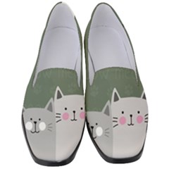 Cute Cats Women s Classic Loafer Heels by Valentinaart