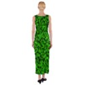 Green Mosaic Fitted Maxi Dress View2