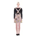Cute Elephant Wild Flower Field Seamless Pattern Suspender Skater Skirt View2