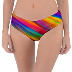 Rainbow Dreams Reversible Classic Bikini Bottoms by retrotoomoderndesigns