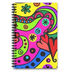 Seamless Doodle 5 5  X 8 5  Notebook by Vaneshart