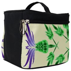 Thistle Flower Purple Thorny Flora Make Up Travel Bag (big) by Bajindul