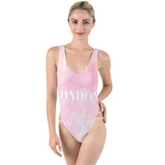 Paris High Leg Strappy Swimsuit by Lullaby