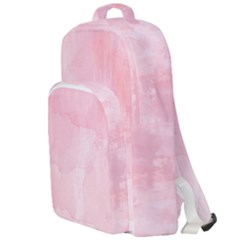 Pink Blurry Pastel Watercolour Ombre Double Compartment Backpack by Lullaby