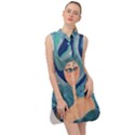 Blue Girl Sleeveless Shirt Dress View1