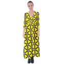 Pattern Modern Colorful Bright Button Up Maxi Dress View1