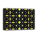 Pattern Black Background Texture Deluxe Canvas 18  x 12  (Stretched) View1