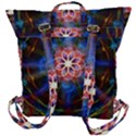 Mandala Pattern Kaleidoscope Buckle Up Backpack View3