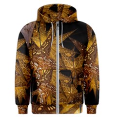 Star Decoration Christmas Christmas Decoration Symmetry Christmas Lights Fractal Art Luminous Stars Men s Zipper Hoodie by Vaneshart