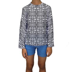 Abstract-a-6 Kids  Long Sleeve Swimwear by ArtworkByPatrick