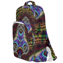 Artwork Fractal Digital Art Double Compartment Backpack by Wegoenart