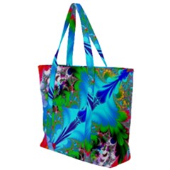 Abstract Art Art Design Modern Art Zip Up Canvas Bag by Wegoenart