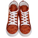 Heart Orange Texture Many Men s Hi-Top Skate Sneakers View1