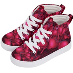 Heart Abstract Shape Pink Light Kids  Hi-top Skate Sneakers by Vaneshart