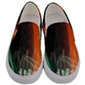 Fireworks Salute Sparks Abstract Lines Men s Canvas Slip Ons View1