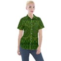 Fauna Nature Ornate Leaf Women s Short Sleeve Pocket Shirt View1