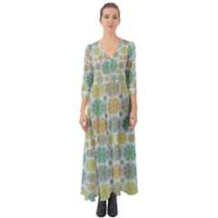 Zappwaits Juli Button Up Boho Maxi Dress by zappwaits