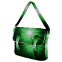 Green Blast Background Buckle Messenger Bag View2