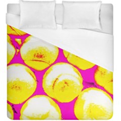 Pop Art Tennis Balls Duvet Cover (king Size) by essentialimage