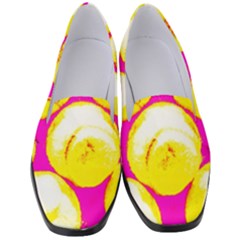 Pop Art Tennis Balls Women s Classic Loafer Heels by essentialimage