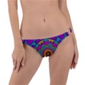 Fern  Mandala  In Strawberry Decorative Style Ring Detail Bikini Bottom View1