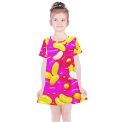 Vibrant Jelly Bean Candy Kids  Simple Cotton Dress by essentialimage