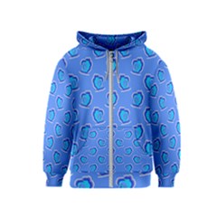 Surfer Pattern Kids  Zipper Hoodie by bloomingvinedesign