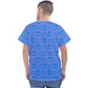 Surfer Pattern Men s V-Neck Scrub Top View2