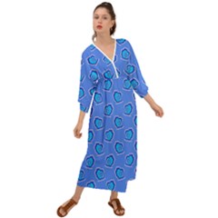 Surfer Pattern Grecian Style  Maxi Dress by bloomingvinedesign