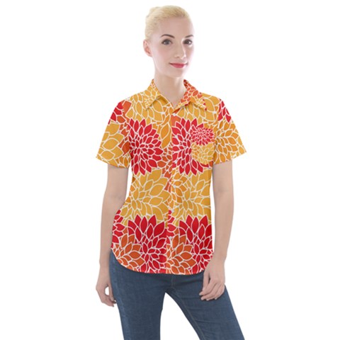 Abstract 1296710 960 720 Women s Short Sleeve Pocket Shirt by vintage2030