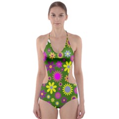 Abstract 1300667 960 720 Cut-out One Piece Swimsuit by vintage2030