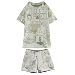 Vintage 979513 1280 Kids  Swim Tee And Shorts Set by vintage2030