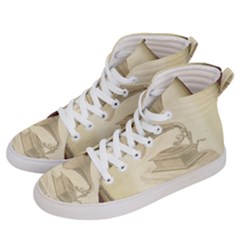 Vintage 979490 1280 Women s Hi-top Skate Sneakers by vintage2030