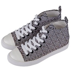 Tiles 554601 960 720 Women s Mid-top Canvas Sneakers by vintage2030