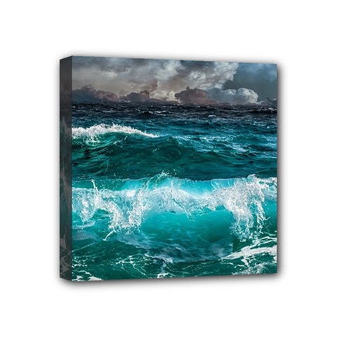 Waves 3975256 960 720 Mini Canvas 4  X 4  (stretched) by vintage2030