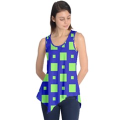 Squares Grid Seamless Sleeveless Tunic by Vaneshart