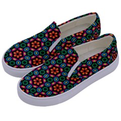 Pattern  Kids  Canvas Slip Ons by Sobalvarro