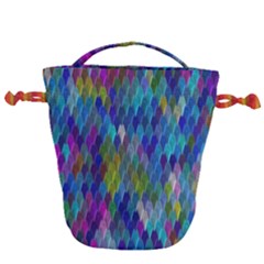 Background  Drawstring Bucket Bag by Sobalvarro