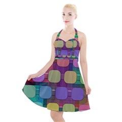 Pattern  Halter Party Swing Dress  by Sobalvarro