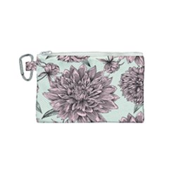 Flowers Canvas Cosmetic Bag (small) by Sobalvarro