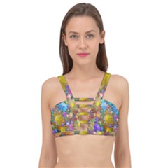 Apo Flower Power Cage Up Bikini Top by WolfepawFractals