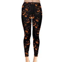 Jack O Lanterns Inside Out Leggings by bloomingvinedesign