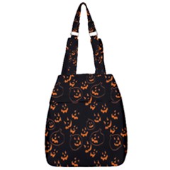 Jack O Lanterns Center Zip Backpack by bloomingvinedesign