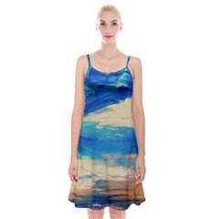 Skydiving 1 1 Spaghetti Strap Velvet Dress by bestdesignintheworld