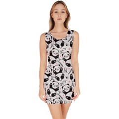 Panda Pattern Bodycon Dress by Vaneshart