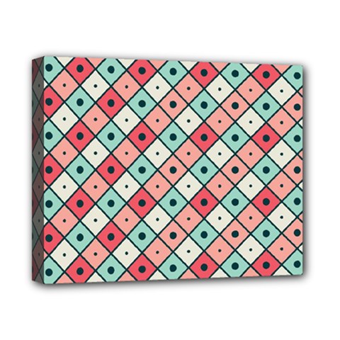 Romboidal Vector Pattern Canvas 10  X 8  (stretched) by Vaneshart
