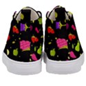 Vector Seamless Summer Fruits Pattern Colorful Cartoon Background Kids  Mid-Top Canvas Sneakers View4